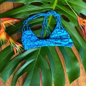 Mikoh banyans blue swim top